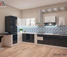 L shaped Kitchen